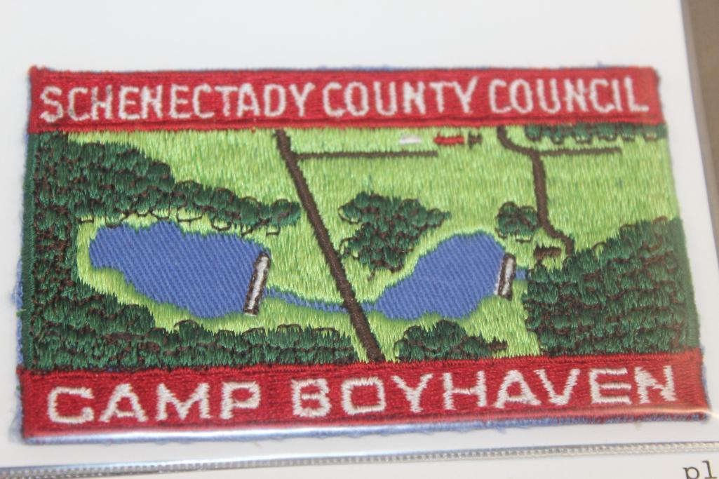 12 BSA Camp Patches for B-Named Camps