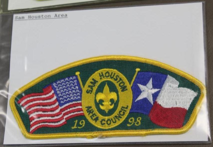 8 BSA Patches from Sam Houston, Samoset, and Other Councils