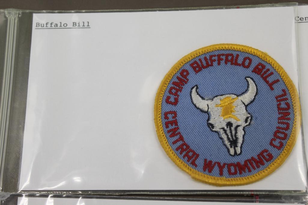 9 BSA Camp Patches for Camp Buffalo Bill and Others