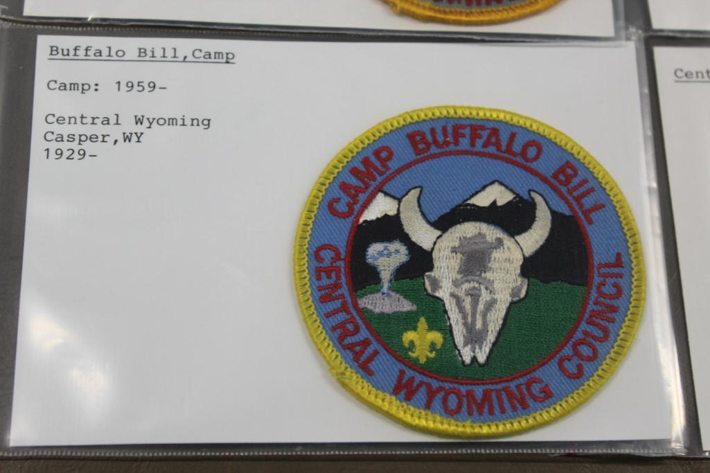 9 BSA Camp Patches for Camp Buffalo Bill and Others