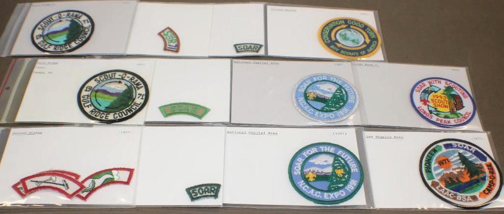 Mixed BSA Scout-O-Rama and Soar Patches