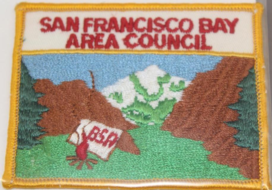 San Mateo, San Francisco Area, and Rocky Mountain Council Patches