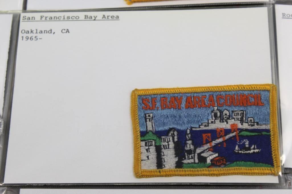 San Mateo, San Francisco Area, and Rocky Mountain Council Patches