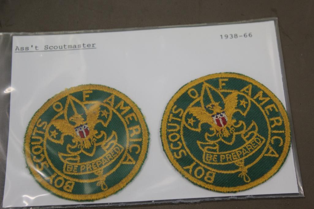 18 Scout Master and Assistant Patches as Early as 1938-1966 Era