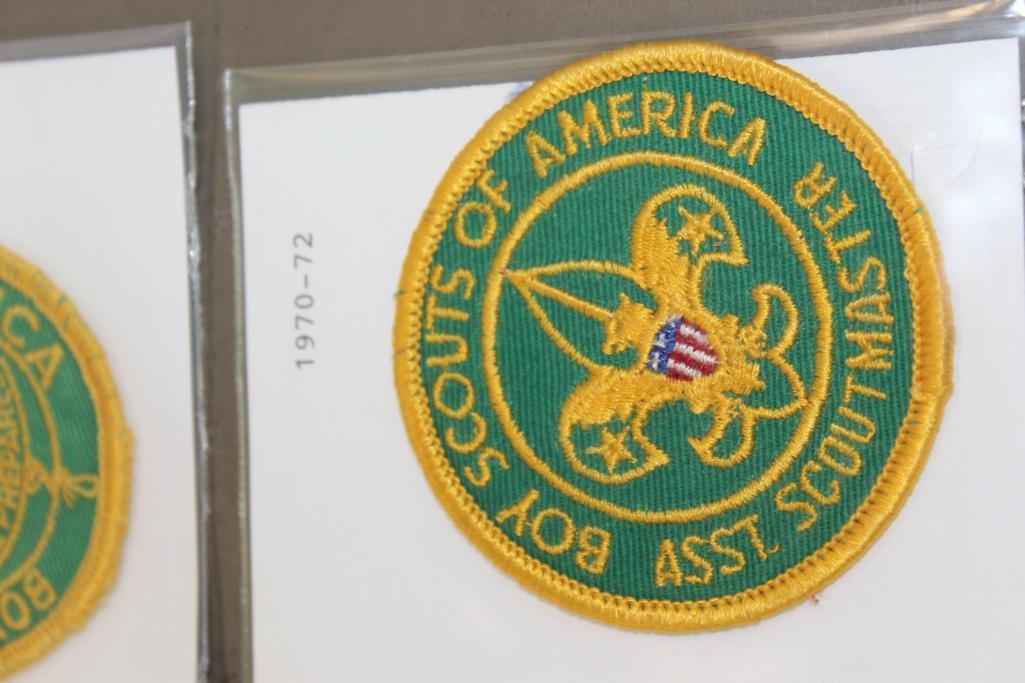 18 Scout Master and Assistant Patches as Early as 1938-1966 Era