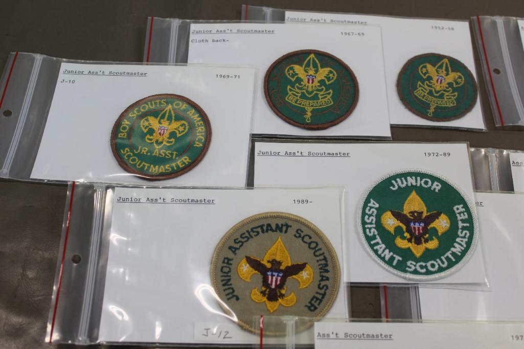 18 Scout Master and Assistant Patches as Early as 1938-1966 Era