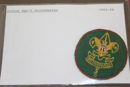 18 Scout Master and Assistant Patches as Early as 1938-1966 Era