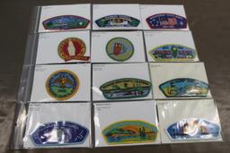 Mixed BSA Council Patches in Various Styles