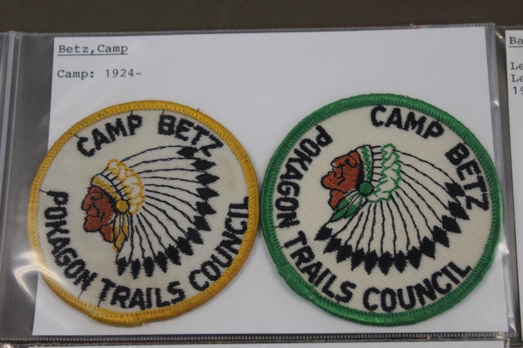 Six Vintage BSA Camp Patches