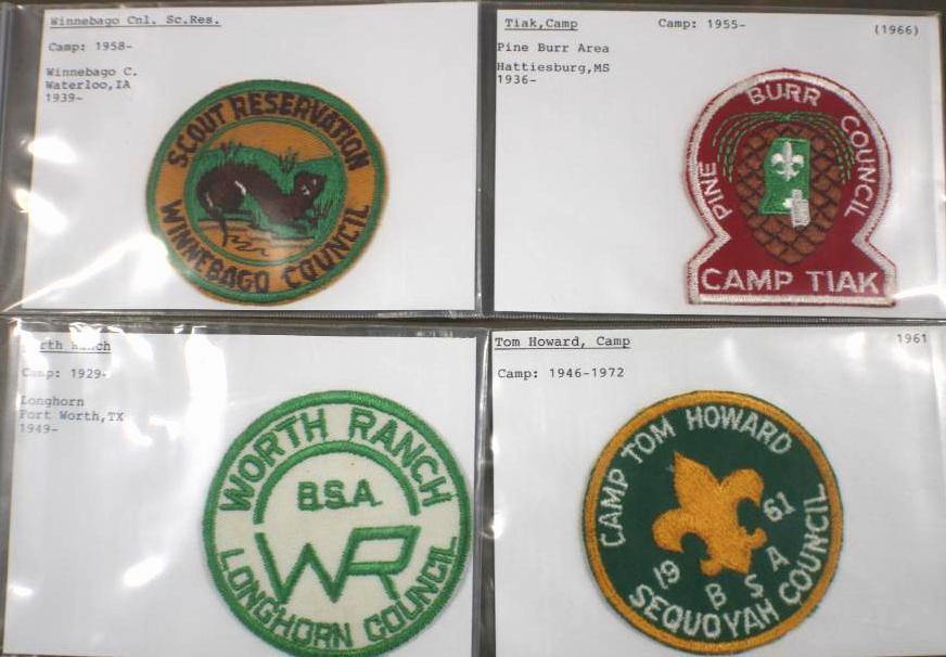 Four Vintage BSA Camp Patches