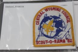 11 Mixed Central Wyoming BSA Patches
