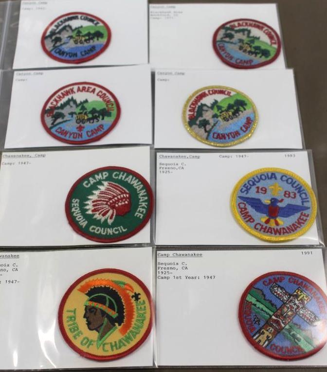 Blackhawk and Sequoia Council Patches