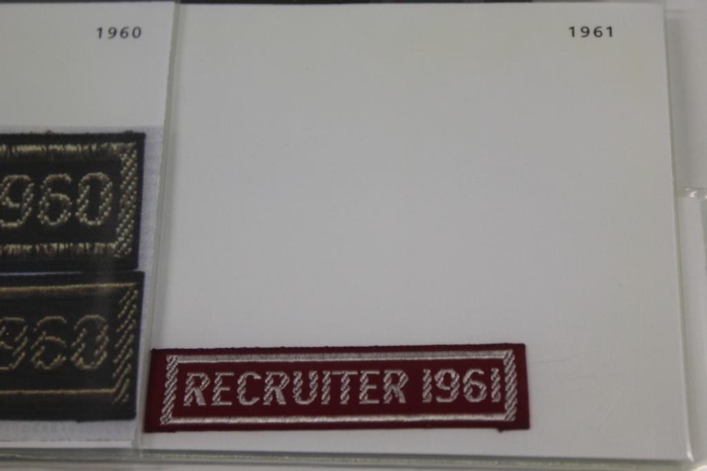Collection of Woven Fabric Recruiter Patches