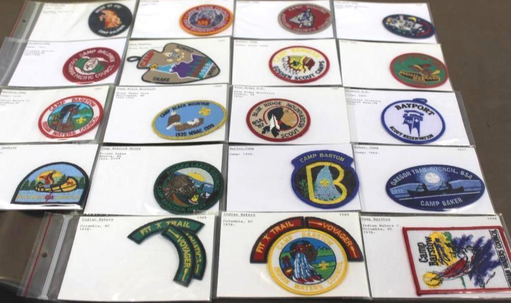 18+ BSA Scout Camp Patches for "B"-Name Camps