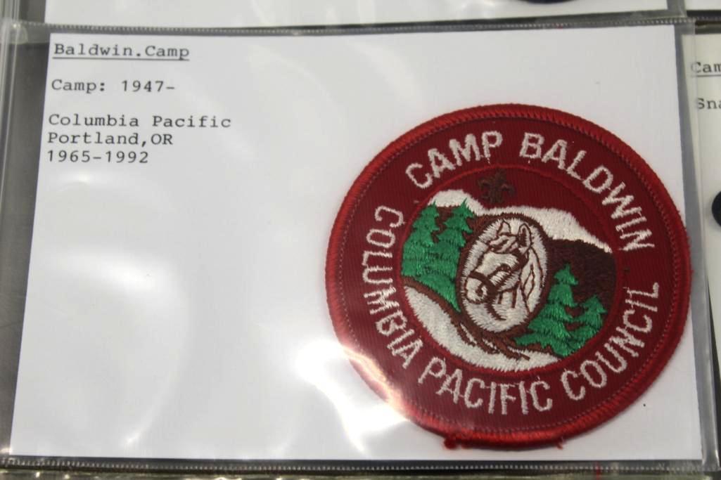 18+ BSA Scout Camp Patches for "B"-Name Camps