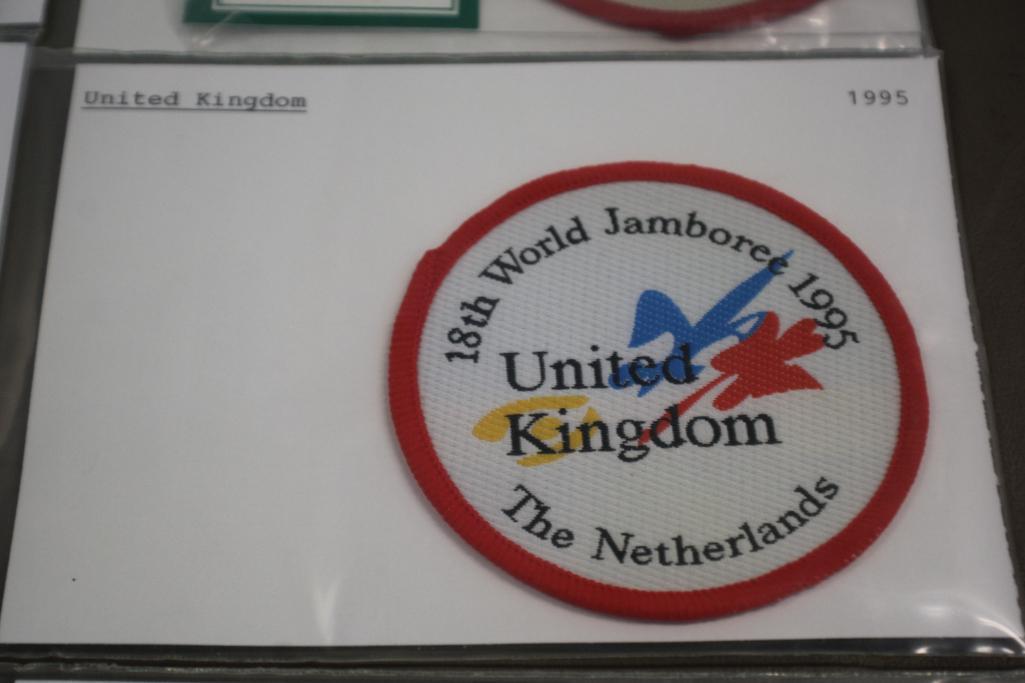 13 Scouting Patches from England and The United Kingdom