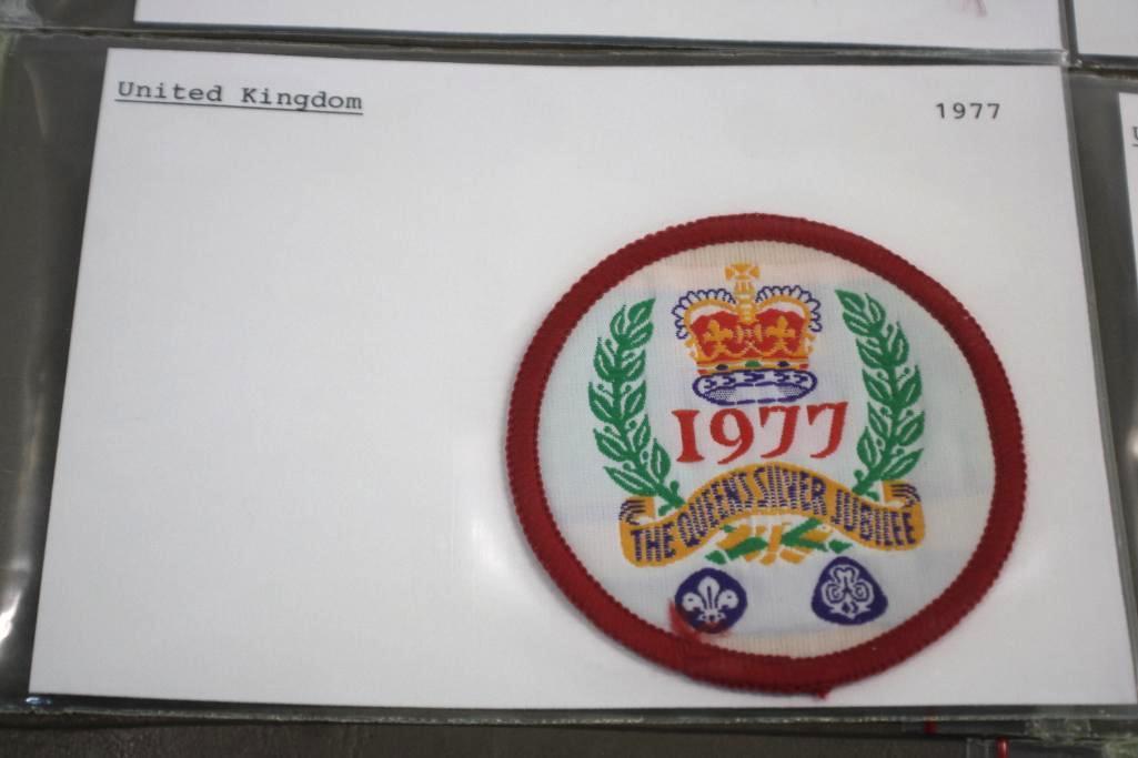 13 Scouting Patches from England and The United Kingdom