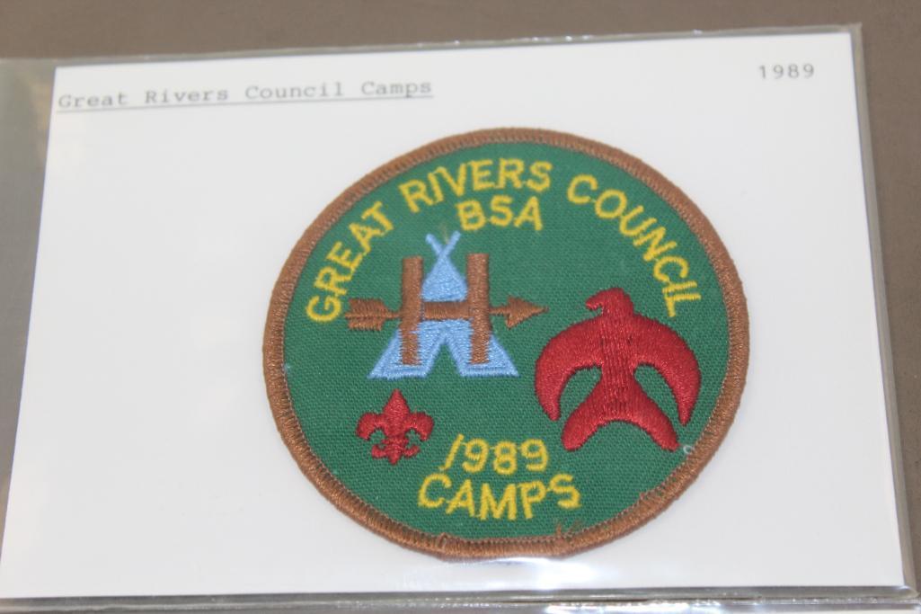 Seven Miscellaneous BSA Camping Patches