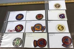 Variety of Early and Vintage Scout Council Patches