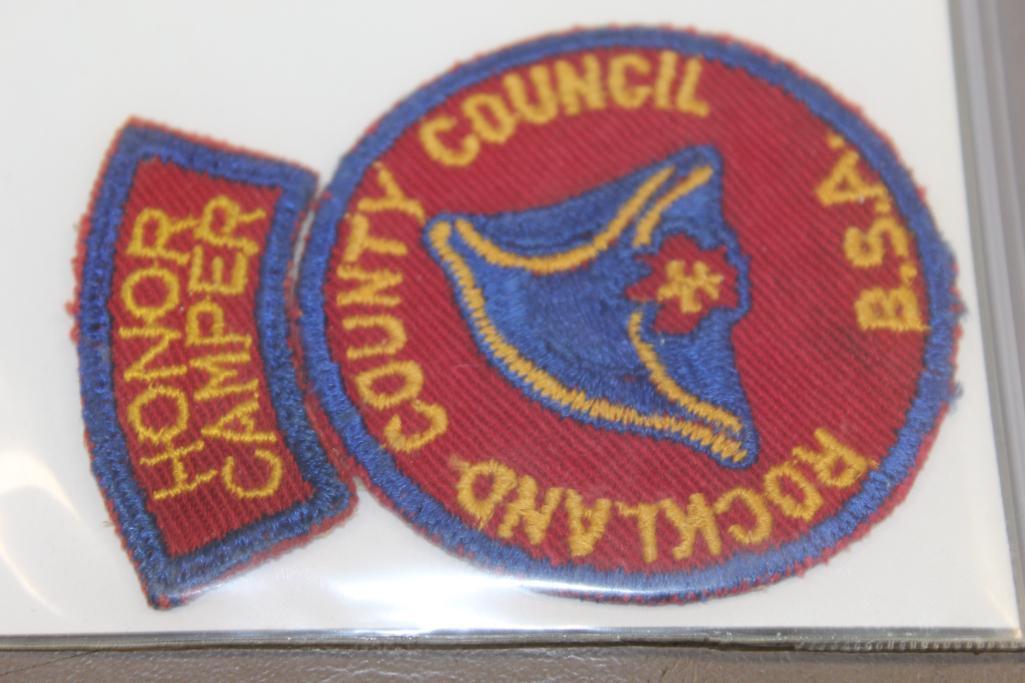 Variety of Early and Vintage Scout Council Patches
