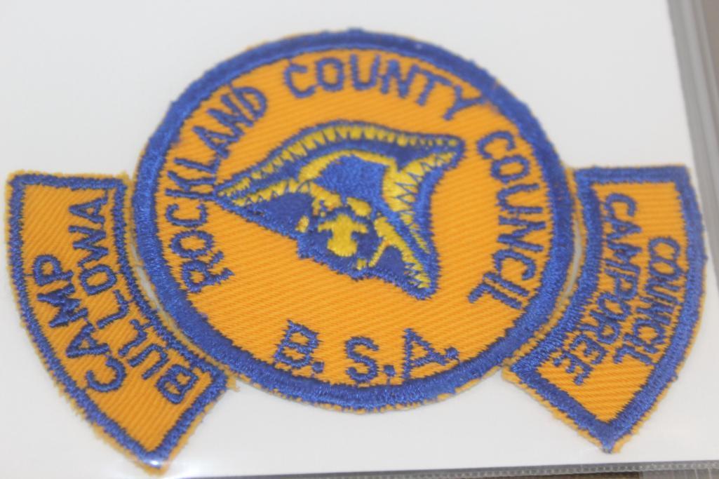 Variety of Early and Vintage Scout Council Patches