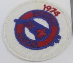 Variety of Early and Vintage Scout Council Patches