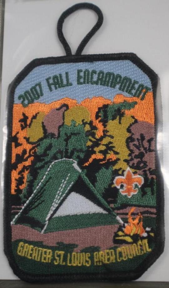 15 St. Louis Area Fall Camping Event Patches 1962-2007