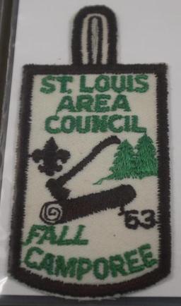 15 St. Louis Area Fall Camping Event Patches 1962-2007