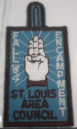 15 St. Louis Area Fall Camping Event Patches 1962-2007