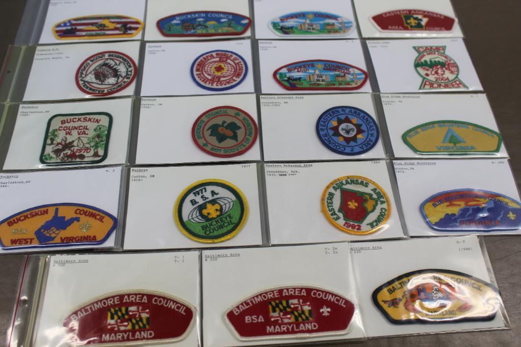 19 Mixed BSA Council Patches