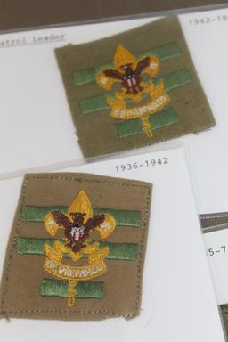 Variety of Patrol Leader and Assistant Patches Dated as Early as 1936