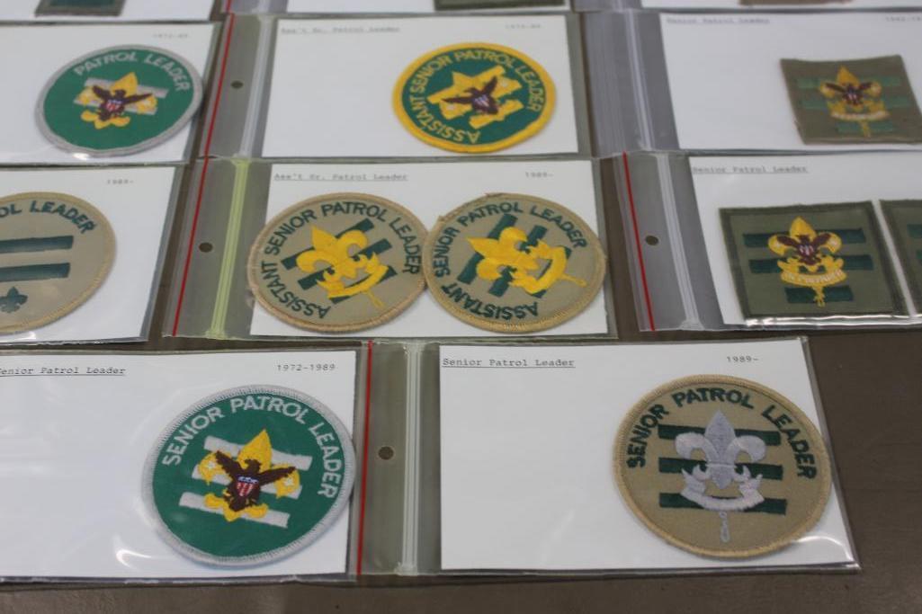 Variety of Patrol Leader and Assistant Patches Dated as Early as 1936