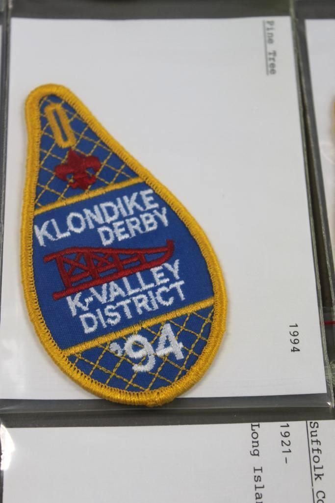 22 Klondike Derby Patches Dated 1991-2008
