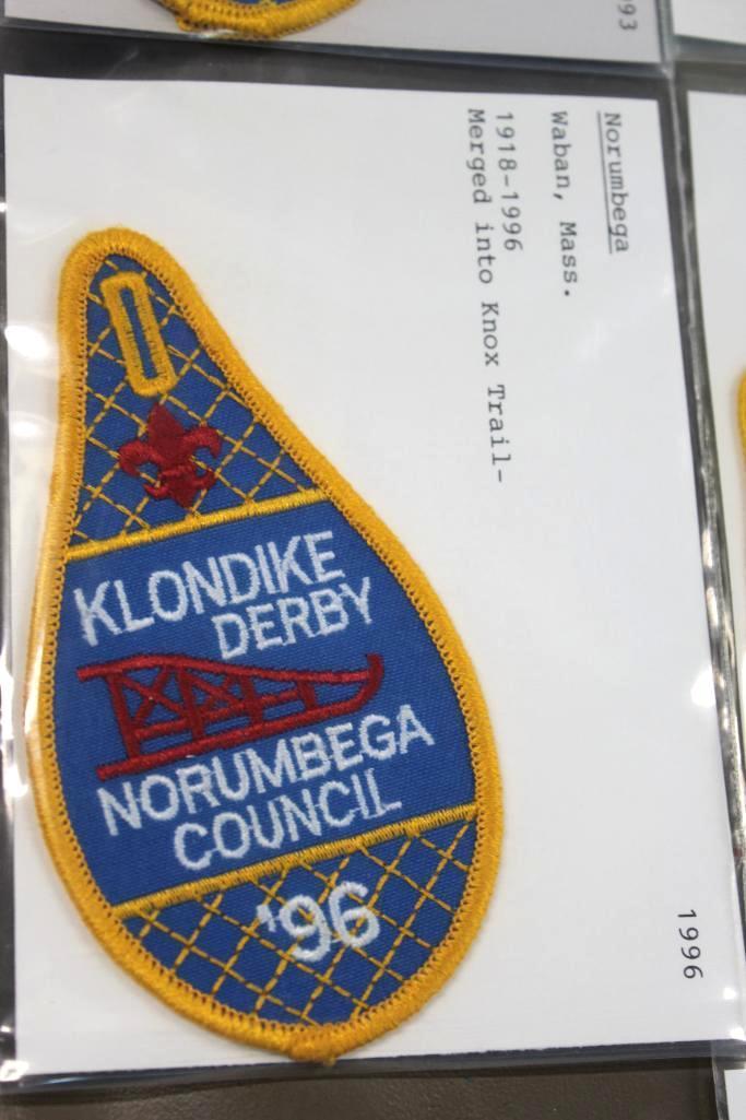 22 Klondike Derby Patches Dated 1991-2008
