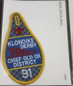 22 Klondike Derby Patches Dated 1991-2008
