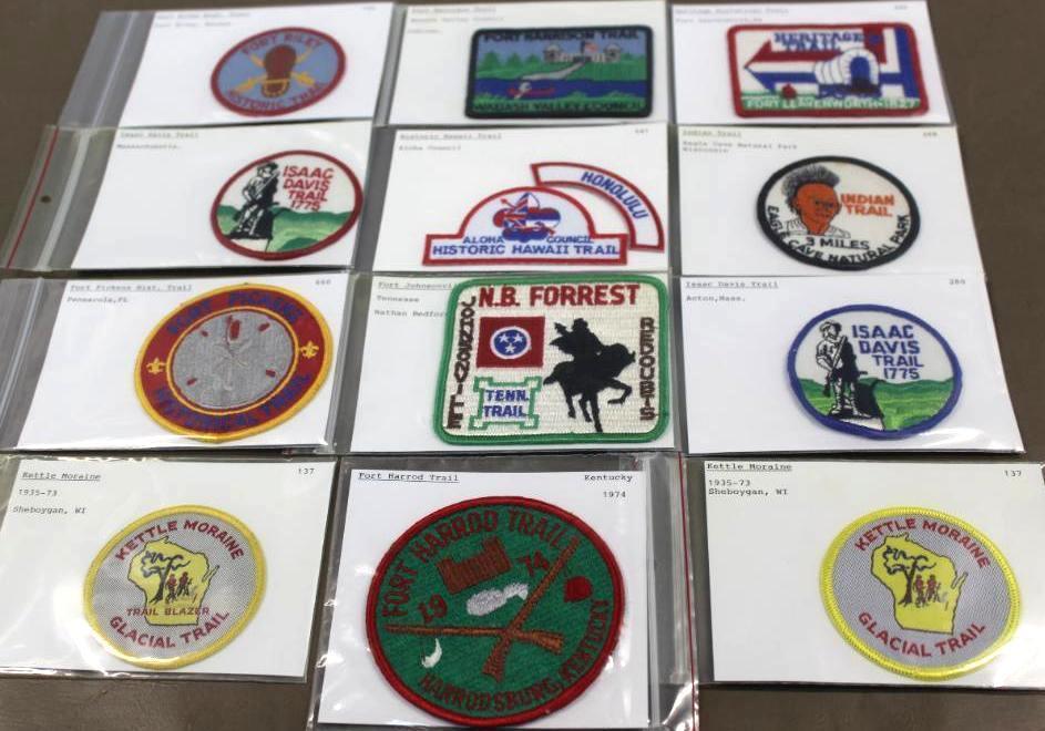 12 Unique BSA Trail Patches