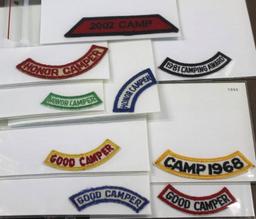 Collection of Soft Embroidered Camper Patches