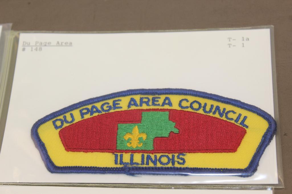 15 Mixed BSA Council Patches from Illinois and More