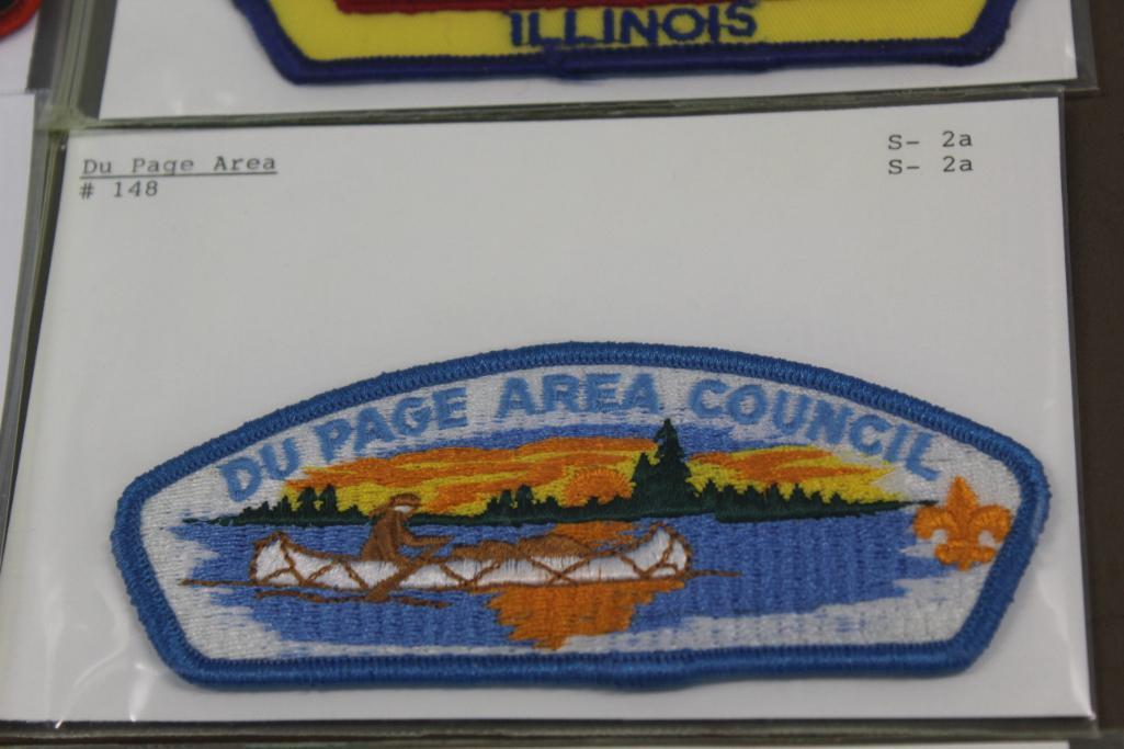15 Mixed BSA Council Patches from Illinois and More
