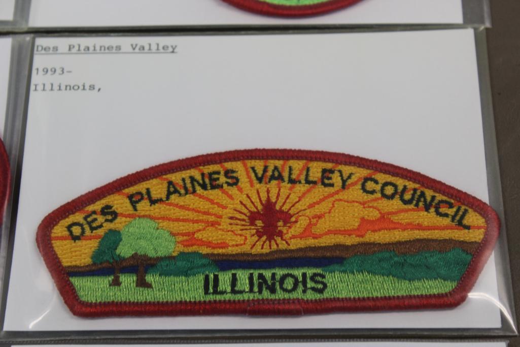 15 Mixed BSA Council Patches from Illinois and More