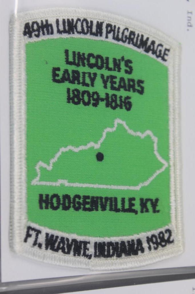 17 Unique Lincoln Pilgrimage/Trail Patches