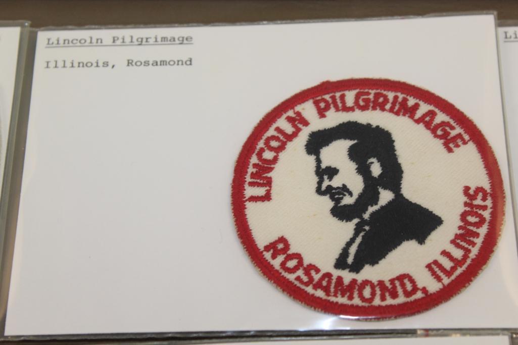 17 Unique Lincoln Pilgrimage/Trail Patches