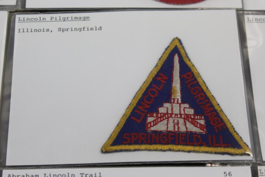 17 Unique Lincoln Pilgrimage/Trail Patches