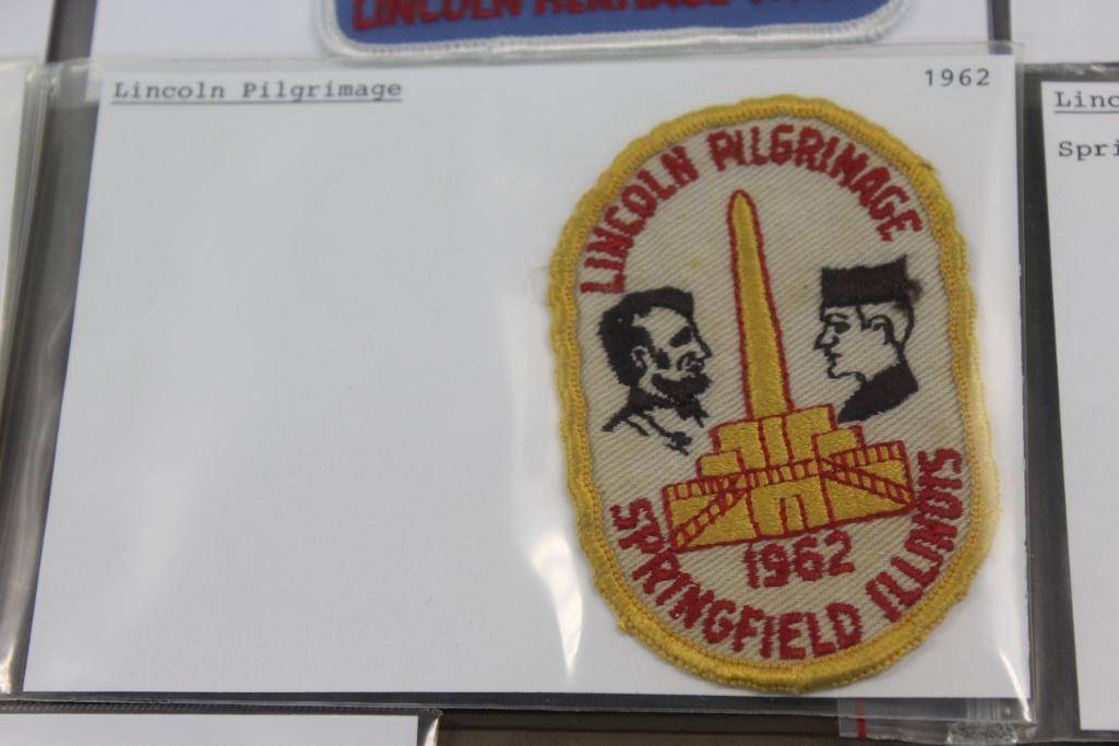 17 Unique Lincoln Pilgrimage/Trail Patches