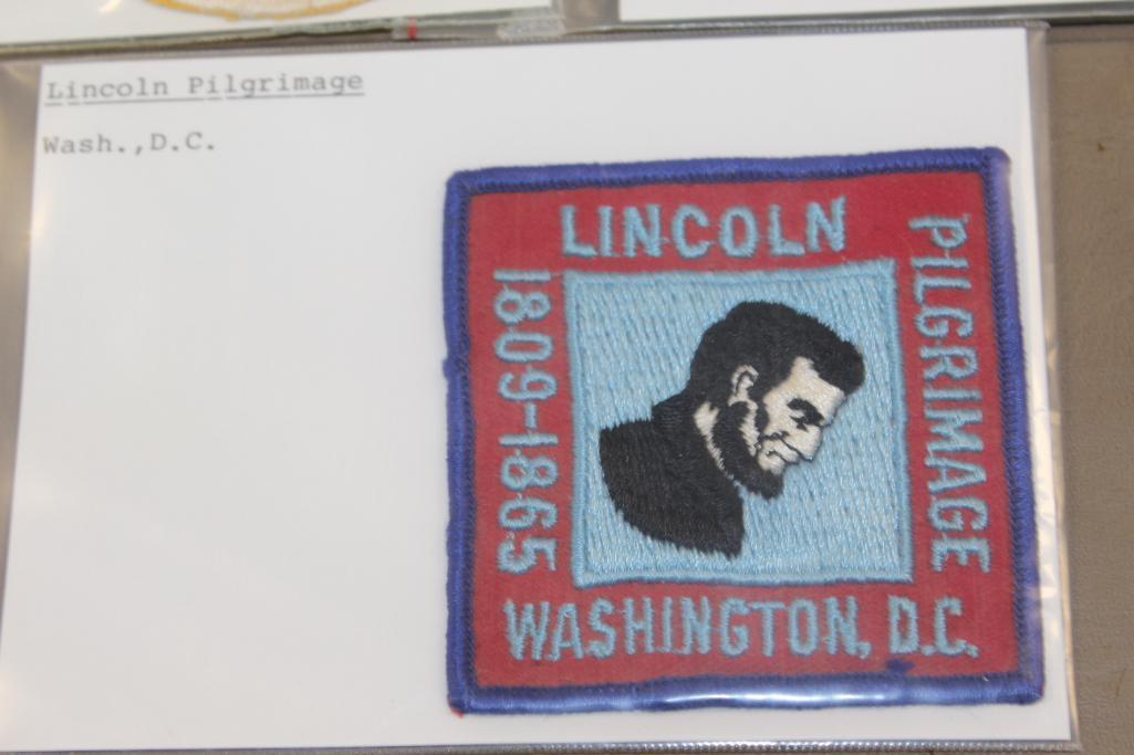 17 Unique Lincoln Pilgrimage/Trail Patches