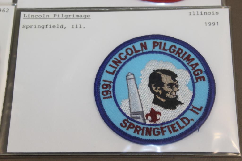 17 Unique Lincoln Pilgrimage/Trail Patches