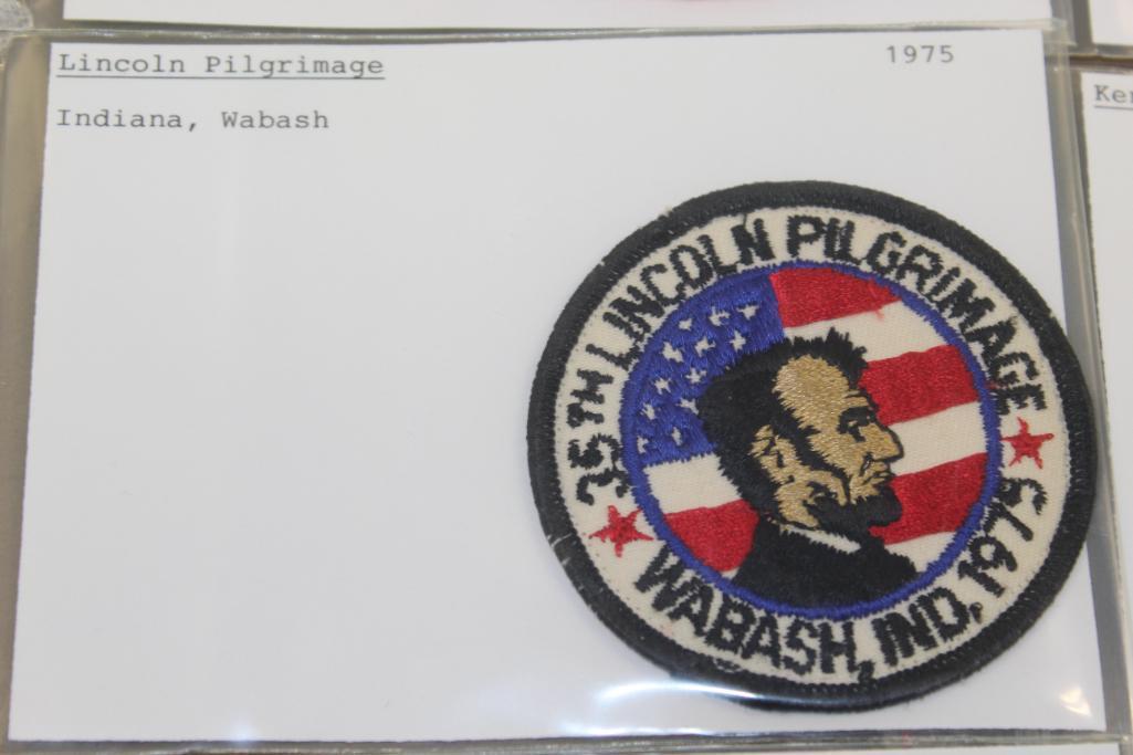 17 Unique Lincoln Pilgrimage/Trail Patches