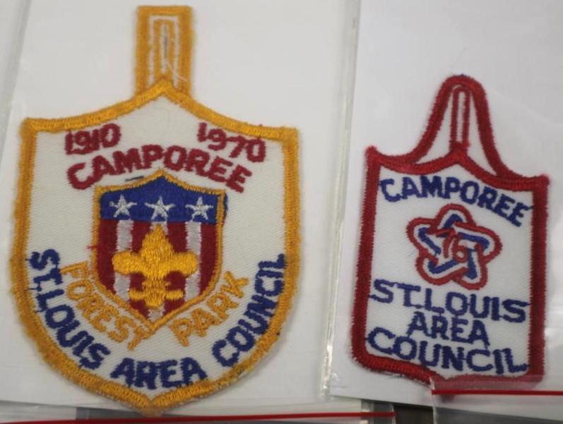 16 St. Louis Area Council and Spring Camporee Patches dated 1966-1982