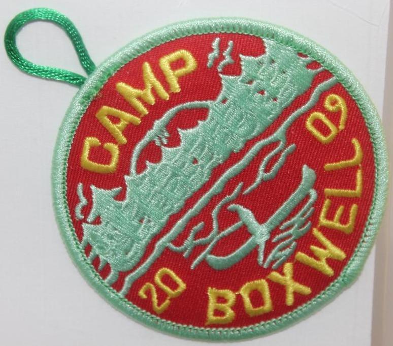 Two Round BSA Camp Patches, One is Felt