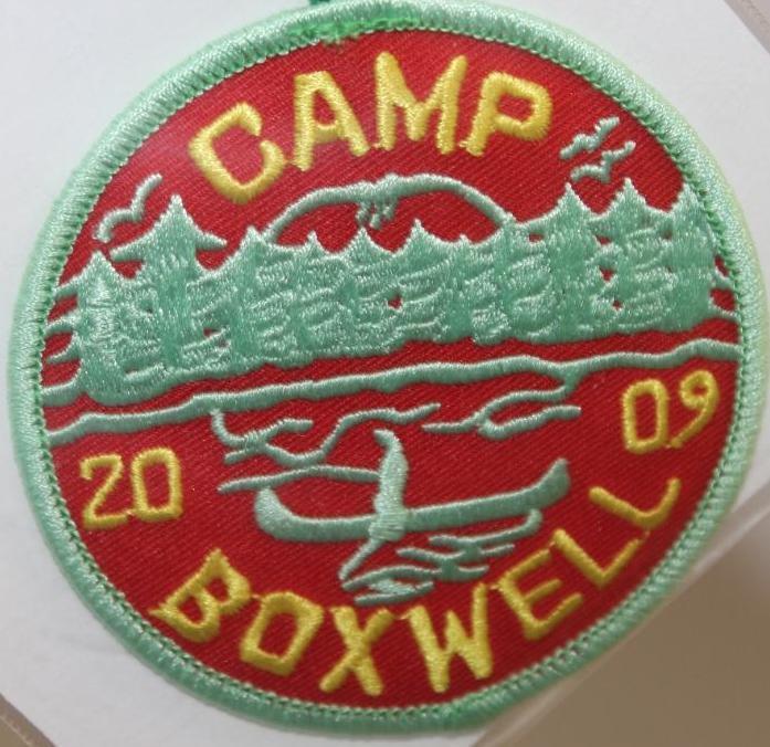 Two Round BSA Camp Patches, One is Felt